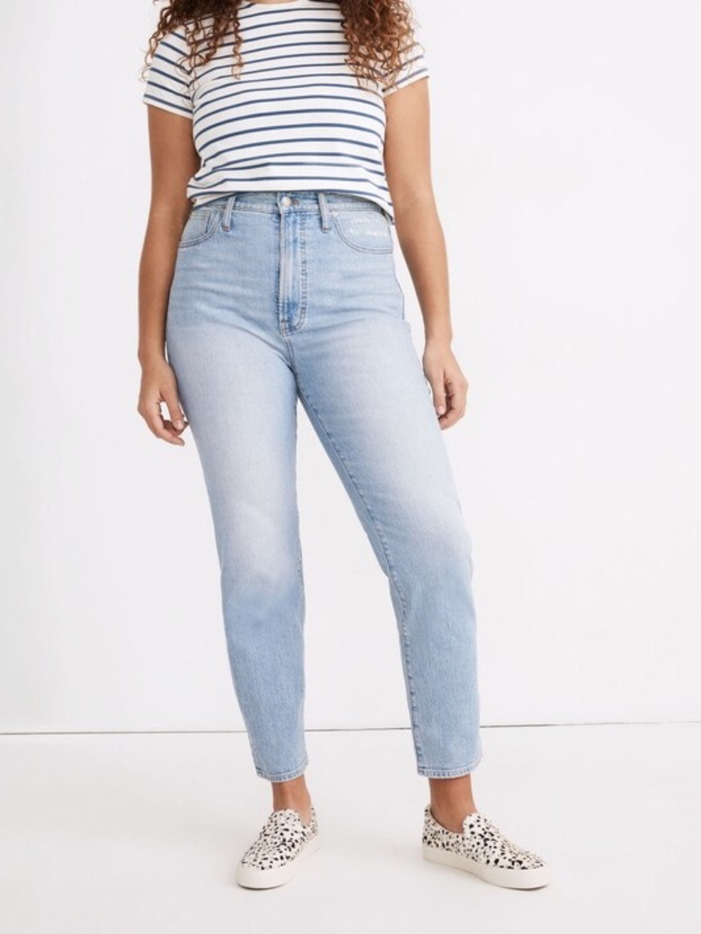 Madewell The Curvy Perfect Vintage Jean in Fiore Wash